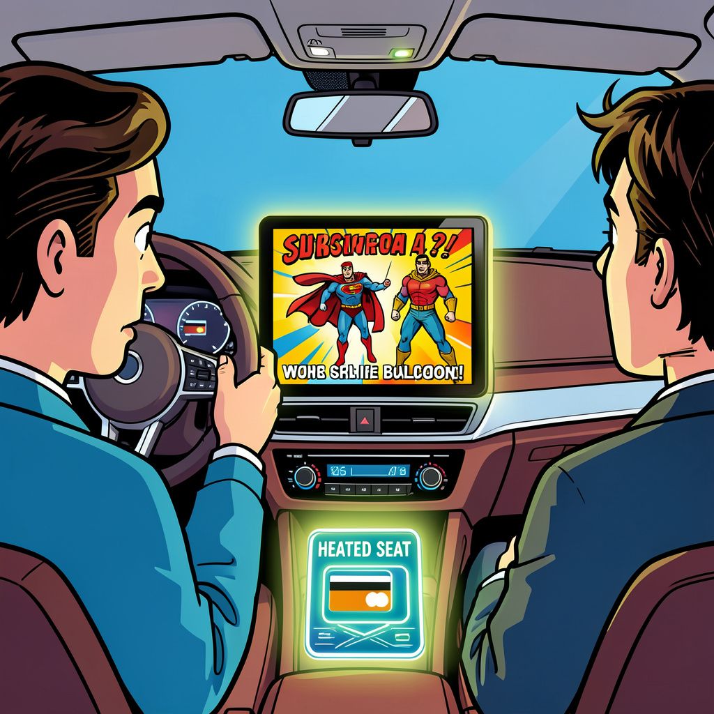 Autofabrikanten vullen dashboards met advertenties en laten u extra betalen voor warme billen.
