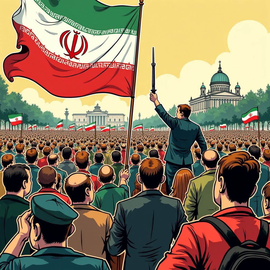 200.000 demonstranten eisen einde Iraanse regime tijdens München veiligheidsconferentie