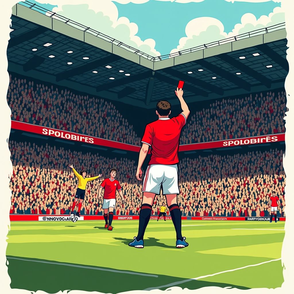 Harry Maguire verpest Manchester United's avond met rode kaart en penalty cadeau