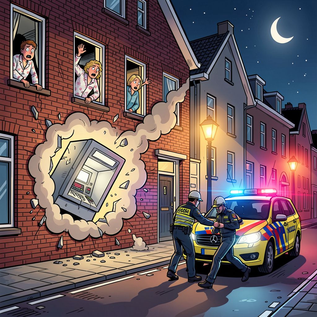 Slapende bewoners schrikken wakker van zware explosie in Vlaardingen