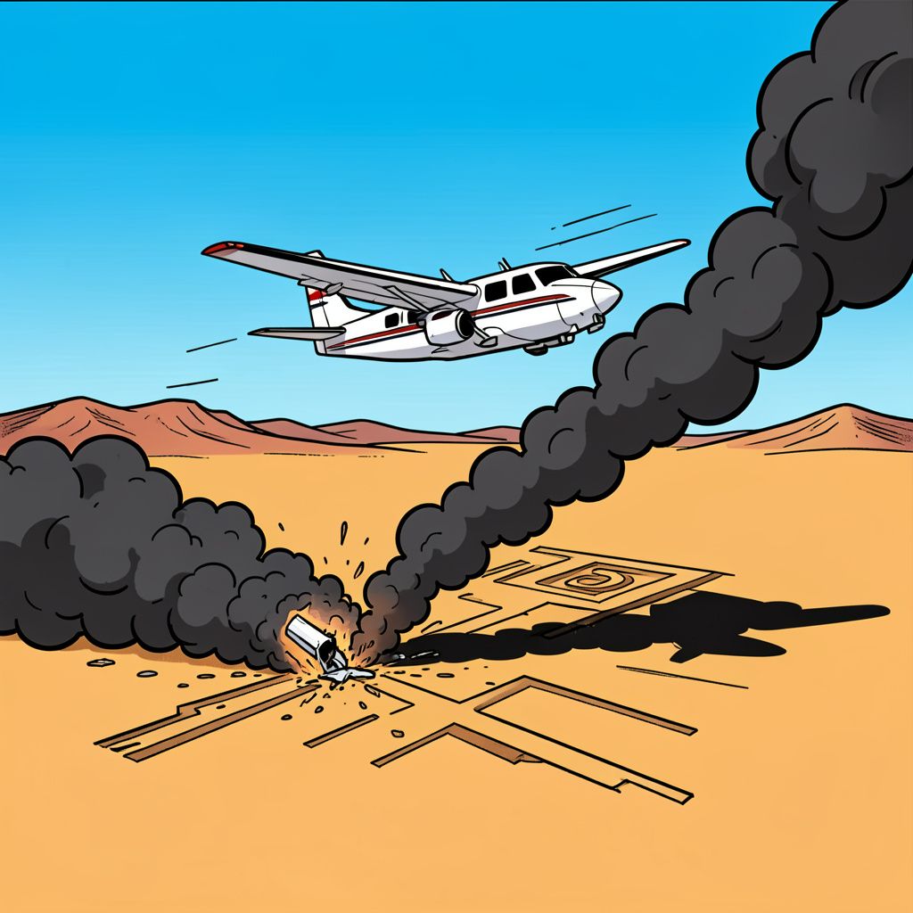Een toeristenvlucht boven de mysterieuze Nazca-lijnen in Peru eindigt in een dodelijk drama.