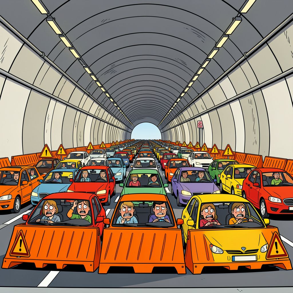 Automobilisten opgelet, de drukke Noordtunnel in de A15 gaat wekenlang potdicht.