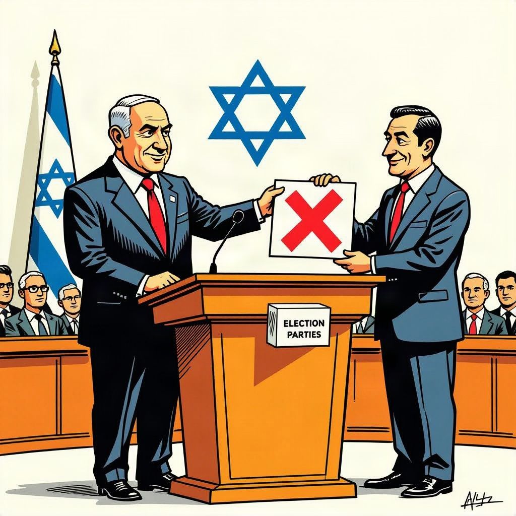 Israël sluit grote Arabische partijen uit vlak voor de cruciale verkiezingen van oktober.