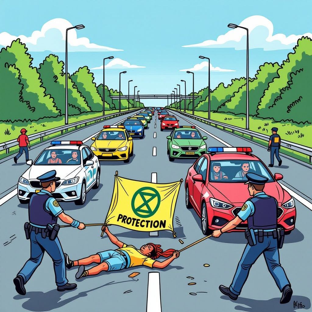 Extinction Rebellion blokkeert A12 bij Utrecht: 400 activisten opgepakt na urenlange verkeerschaos