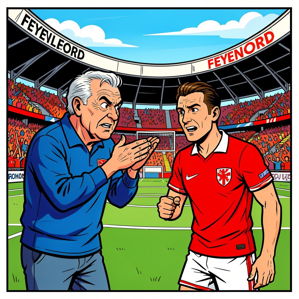 Feyenoord-legende Willem van Hanegem wil dat Robin van Persie vertrekt ondanks tweede plaats