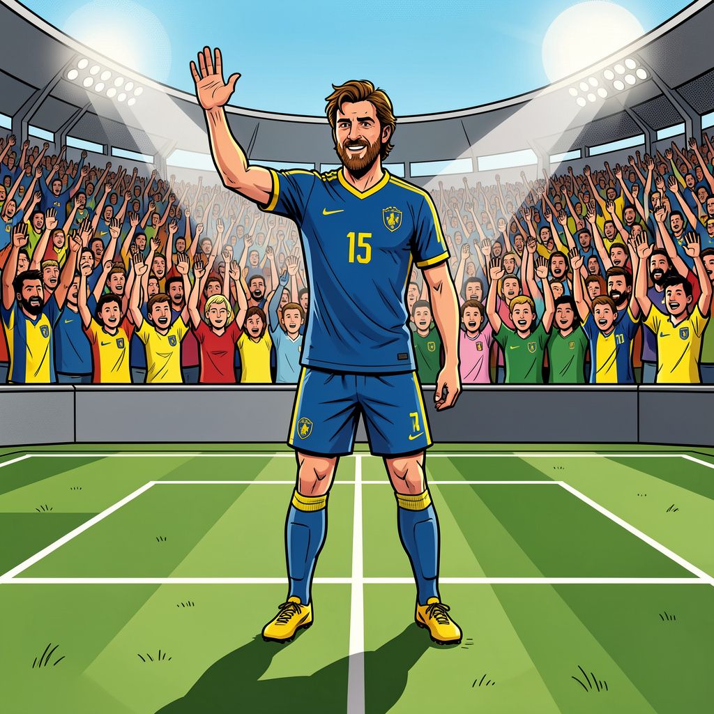 De legendarische spits Edin Džeko neemt op veertigjarige leeftijd met een recordaantal interlands afscheid van zijn geliefde Bosnië.