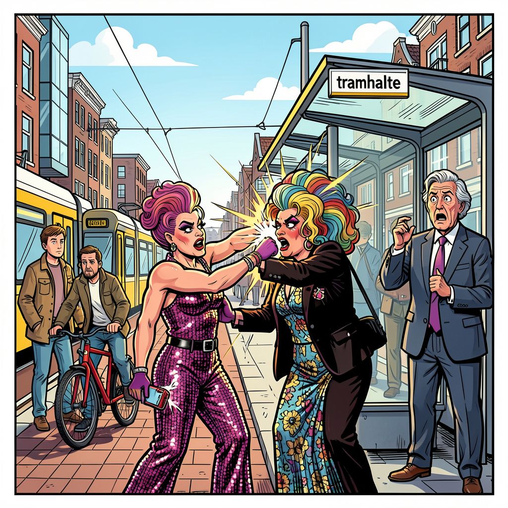 amsterdam beloofde veiligheid, maar deze dragqueen kreeg een vuistslag midden op straat