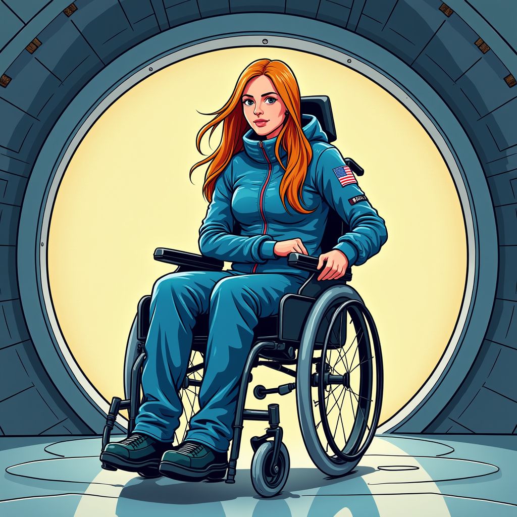 Duitse onderzoeker maakt geschiedenis als eerste rolstoelgebruiker in de ruimte