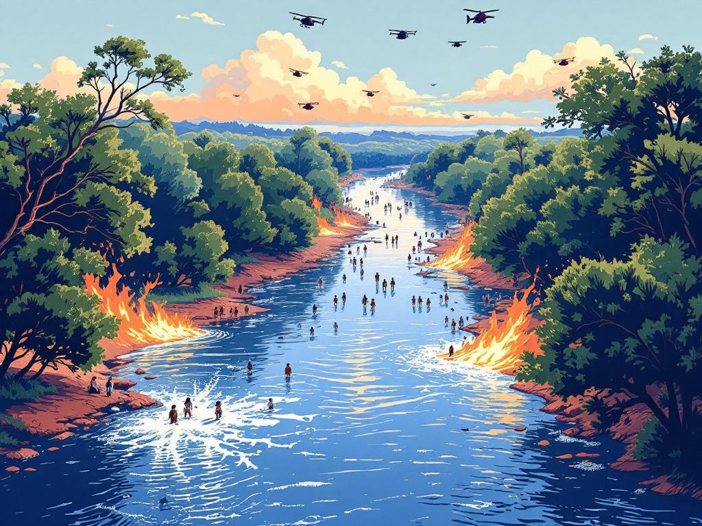 Dodelijke Waterval: Drama op Texaans Zomerkamp Tijdens 4 Juli-Viering