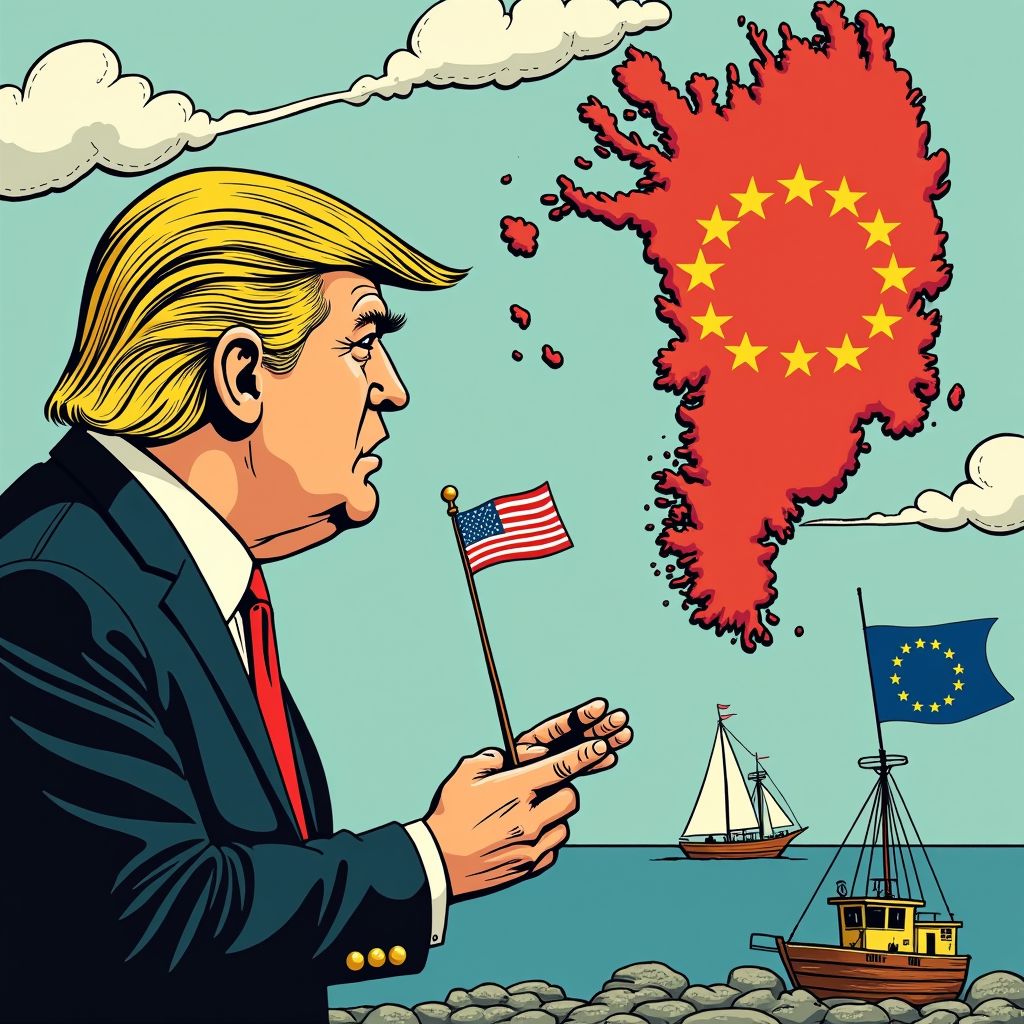 Trump dreigt handelstarieven af als Europa zijn Groenland-annexatie niet steunt