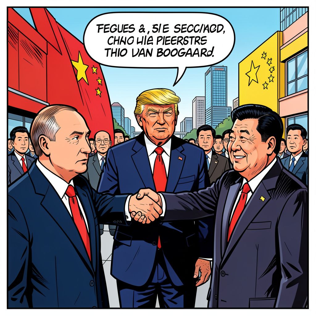 Poetin volgt Trump op de voet naar China voor cruciale ontmoeting met Xi Jinping