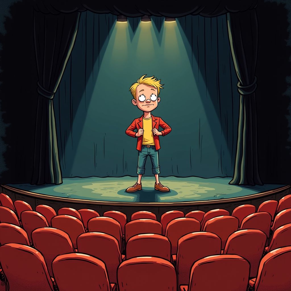 Gover Meit speelt twee uur lang onzichtbaar in pikdonkere zaal en helft van het publiek loopt weg