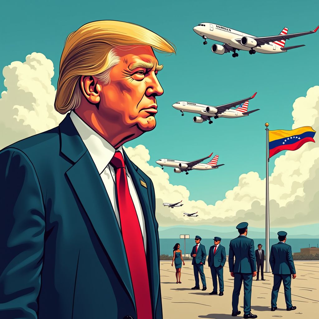 Trump sluit Venezolaans luchtruim af wegens drugs en mensensmokkel