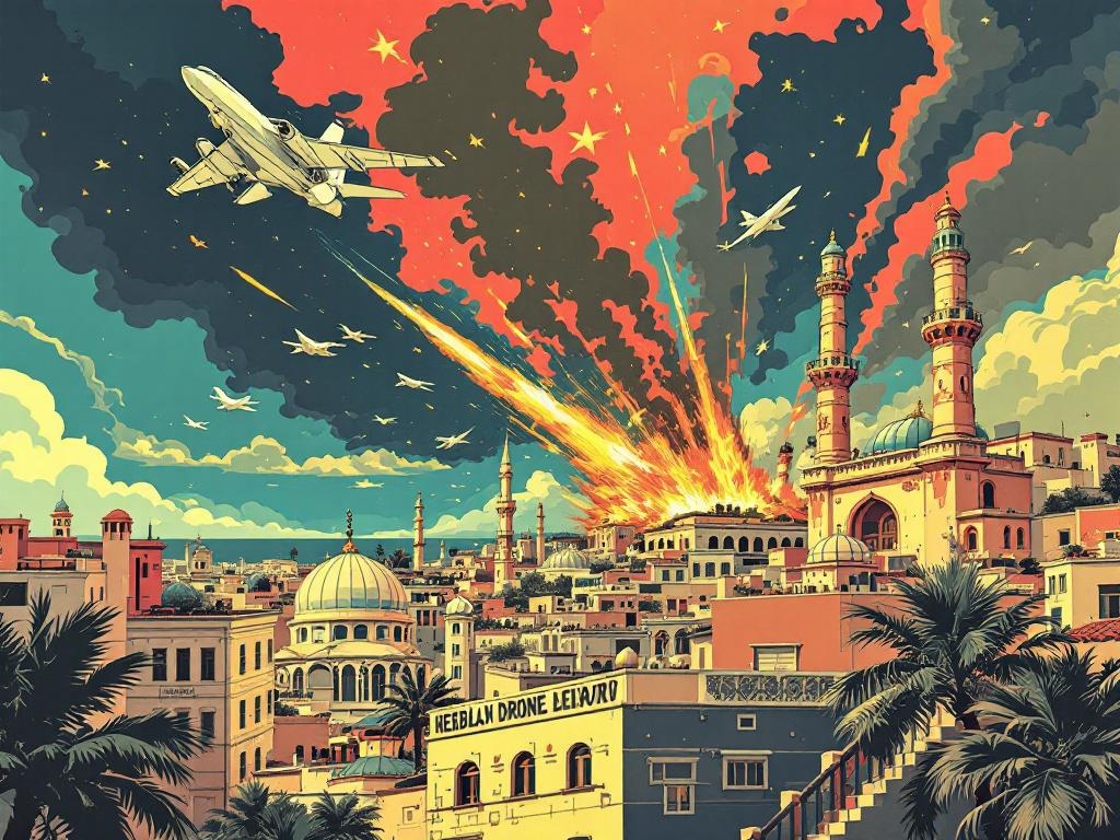 Oorlog aan de Horizon: Israël Valt Beiroet Aan Tijdens Heilige Islamitische Feestdag