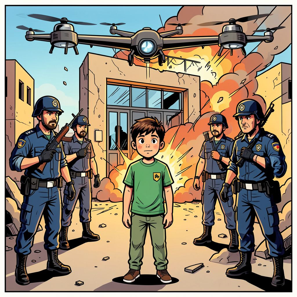 Israëlische drones doden vijf politieagenten en 13-jarige jongen bij aanval op politiebureau Gaza