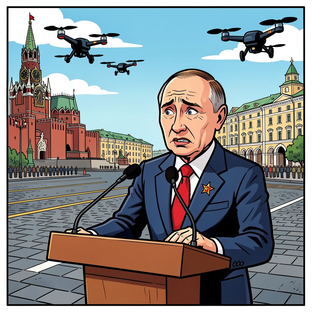 Poetin vreest voor zijn leven terwijl Rusland vandaag Dag van de Overwinning viert zonder parade