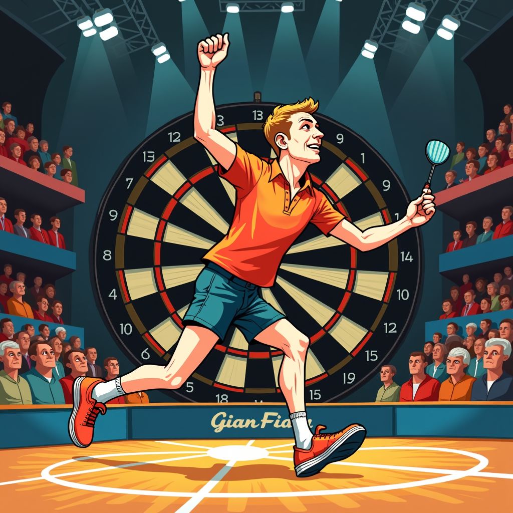 Gian van Veen doorbreekt Alexandra Palace-vloek na drie pogingen