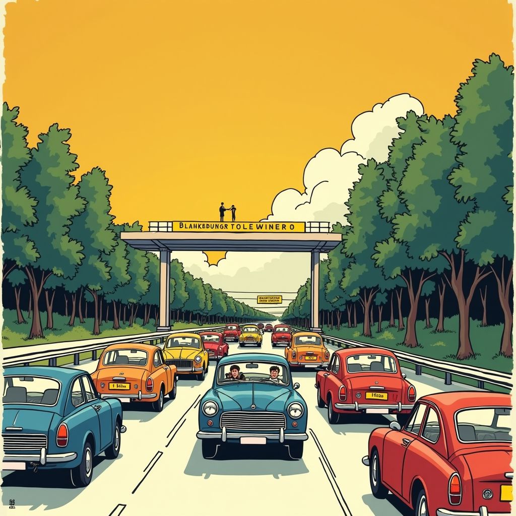 Nederland's eerste elektronische tolweg draait 10 miljoen euro verlies in plaats van winst