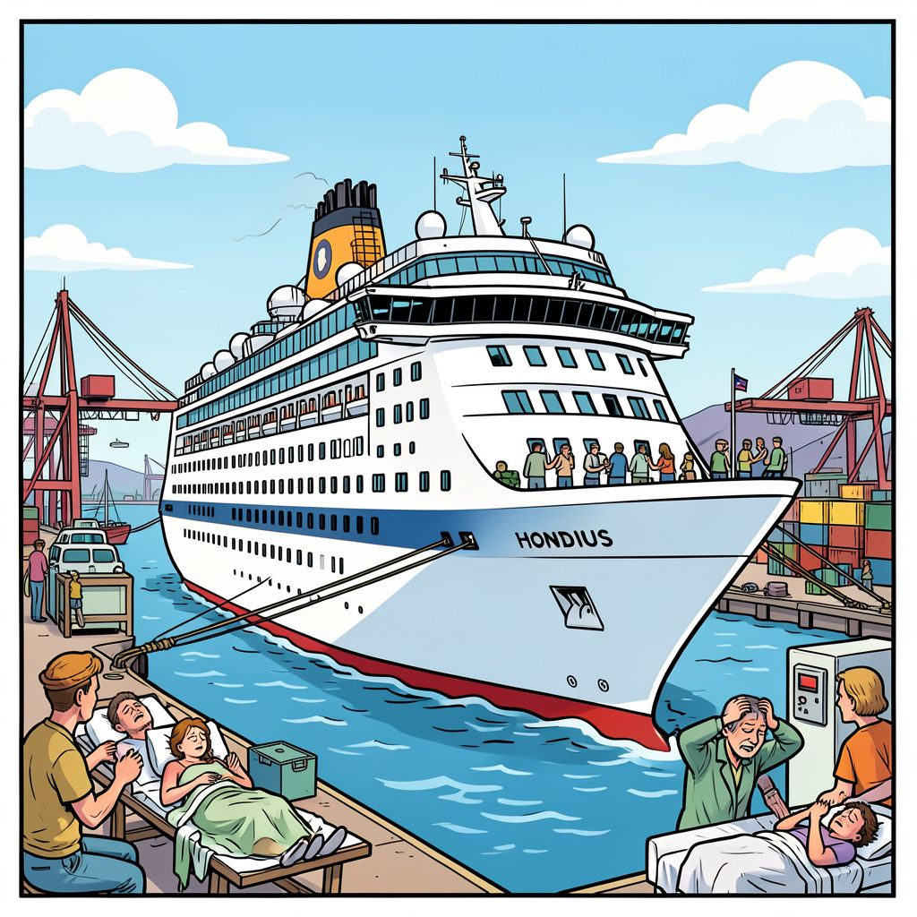 Cruiseschip Hondius arriveert morgen in Tenerife met acht besmette passagiers aan boord