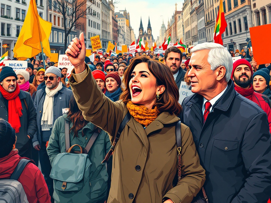 Tienduizenden Europeanen Eisen Democratie: Grote Protestmars in Brussel tegen Iraans Regime