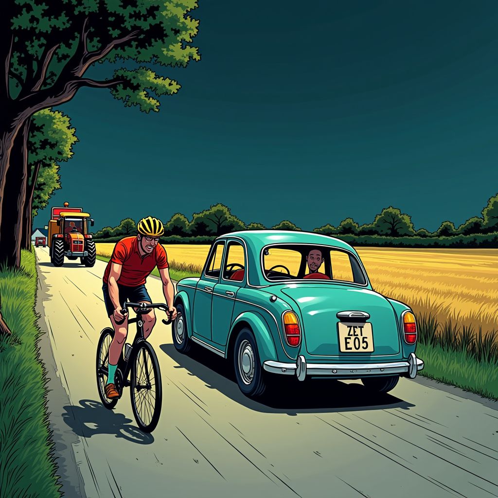 Fietser sterft na middernachtelijke botsing op donkere landweg in Putten