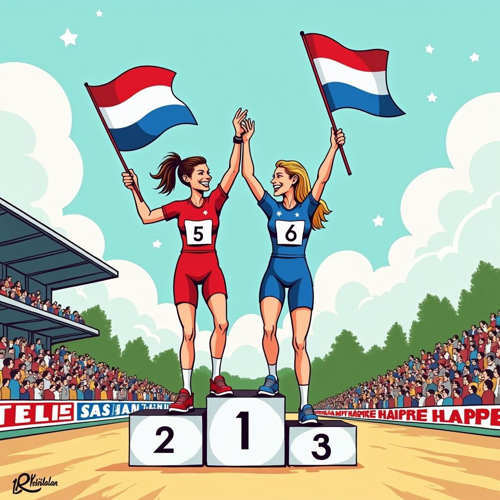 Nederlandse zusjes Velzeboer veroveren samen het EK-podium shorttrack drie weken voor de Olympische Spelen