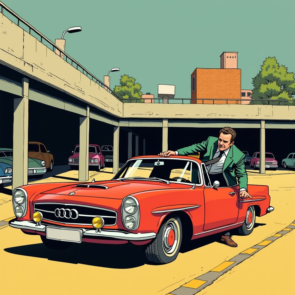 Een kus in de parkeergarage eindigt met 23 klappen en een kaakbreuk