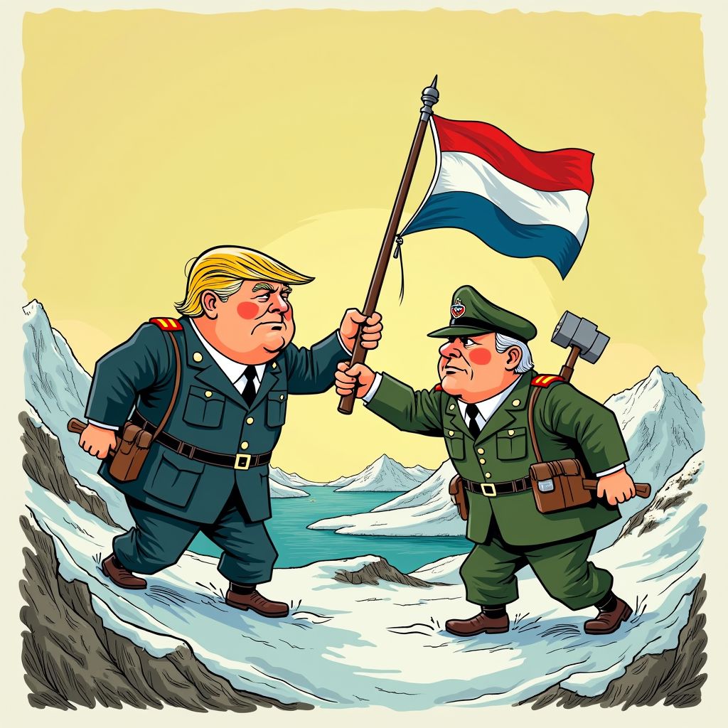 Trump slaat NAVO-bondgenoten met handelshamer vanwege twee Nederlandse militairen in Groenland