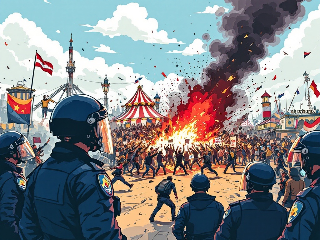 Spanningen barsten los op kermis Amersfoort: politie bekogeld