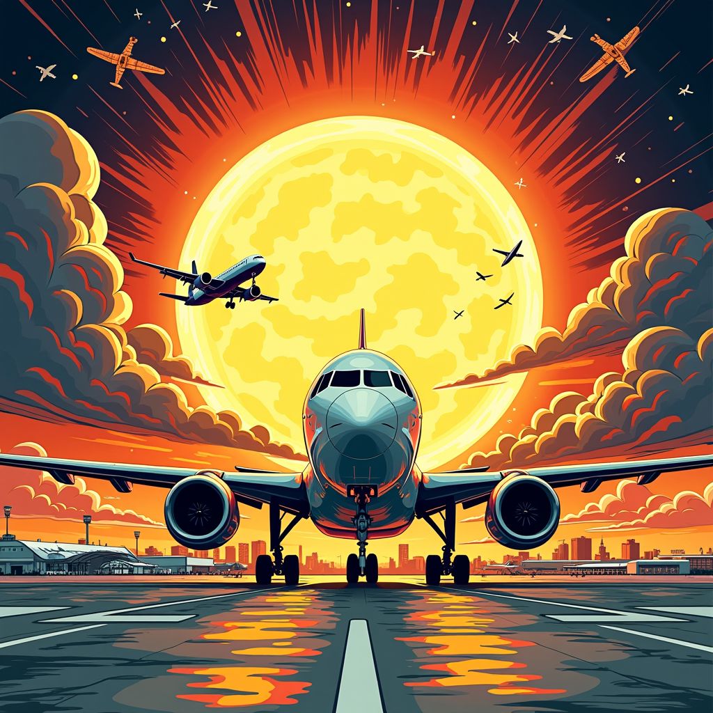 Zonnestraling zet duizenden vliegtuigen aan de grond tijdens drukste reisweekend