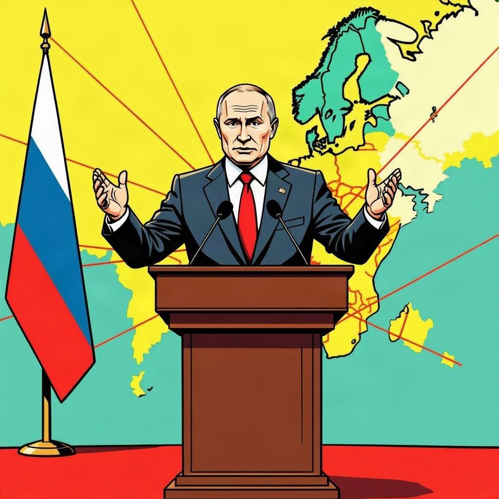 Vladimir Poetin dreigt Europa met een directe oorlog als we militairen naar Oekraïne sturen.