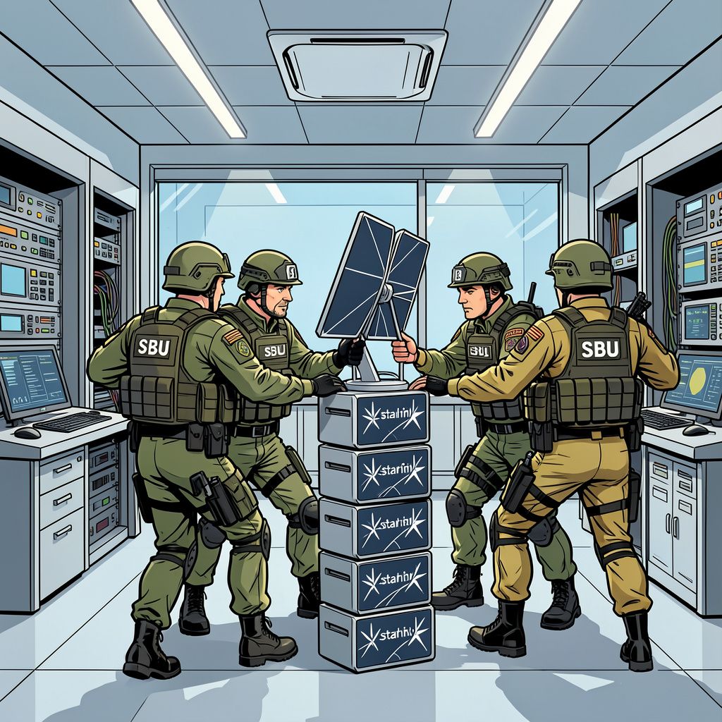 Oekraïne pakt agenten op die stiekem ruim duizend Starlink-terminals activeerden voor Russische aanvallen.