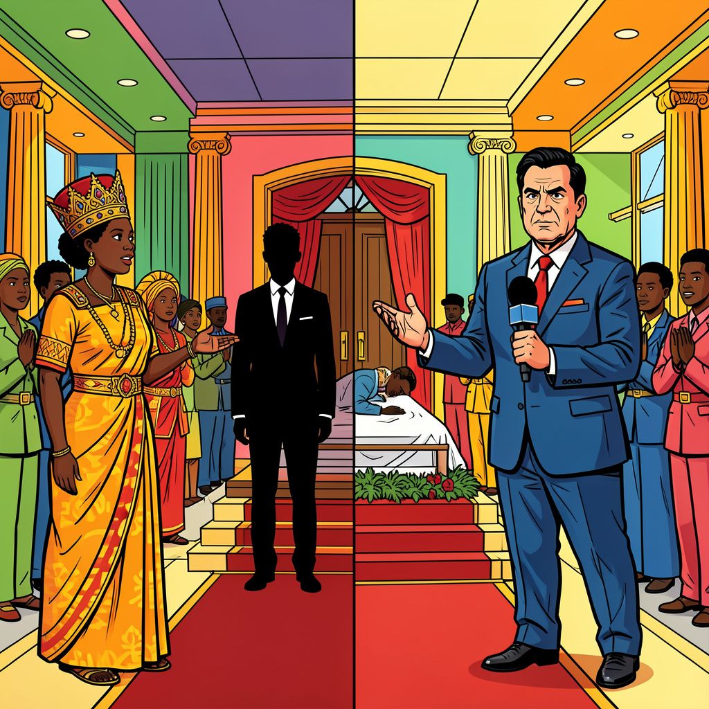 Oeganda begraaft de voormalig jongste koning ter wereld en ruziet direct over een geheime troonopvolger.