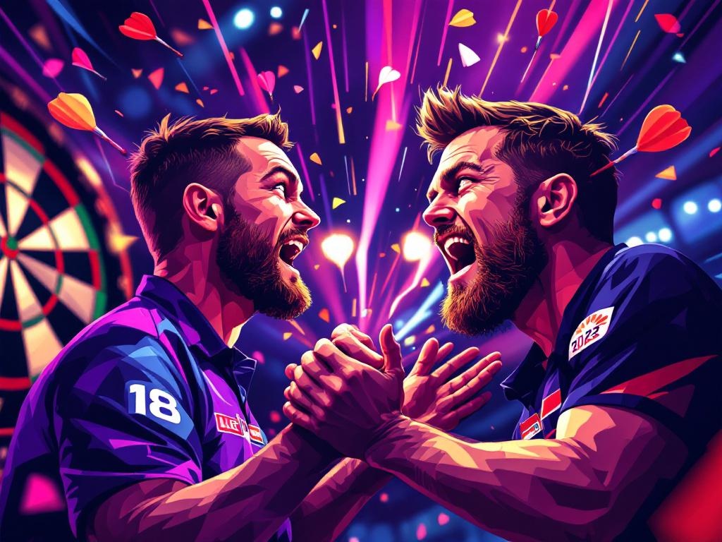 Littler vernedert van Barneveld in slechts kwartier tijdens EK darts