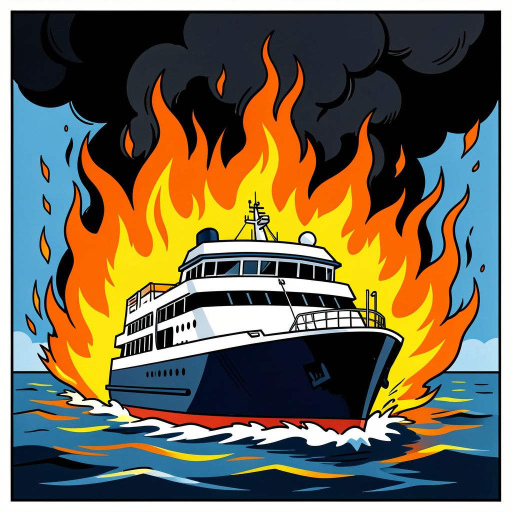 Tientallen passagiers overlijden na een plotselinge brand op een Filipijnse veerboot.