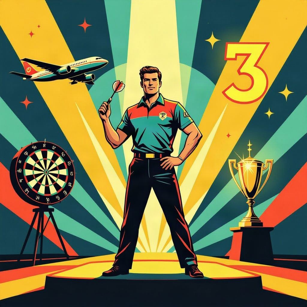 Gian van Veen verovert de dartswereld en verbaast vooral zichzelf.