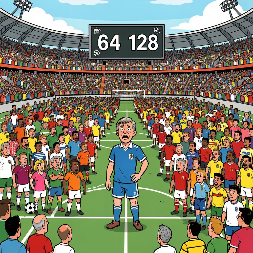 Als het aan de FIFA ligt, spelen er binnenkort maar liefst 64 landen op het WK voetbal.