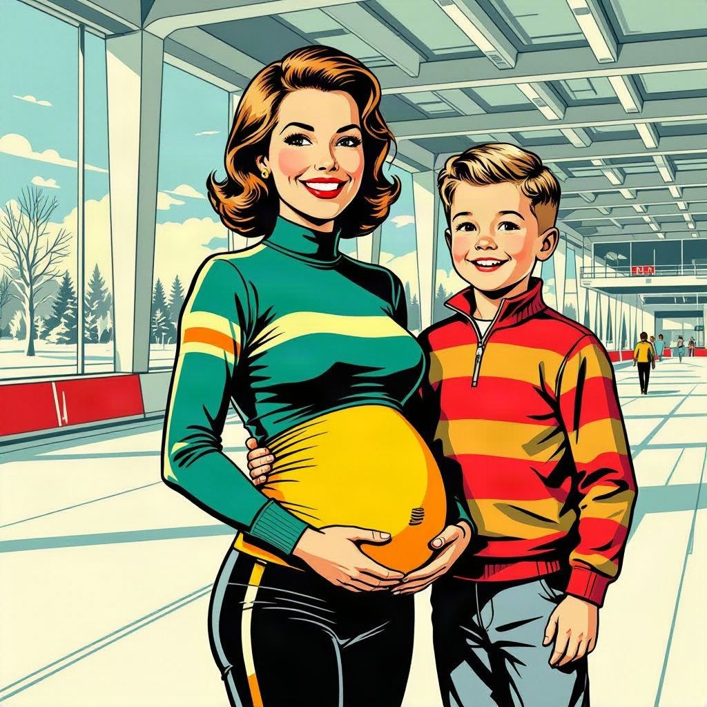 Irene Schouten kijkt vol vertrouwen uit naar de komst van haar tweede baby.