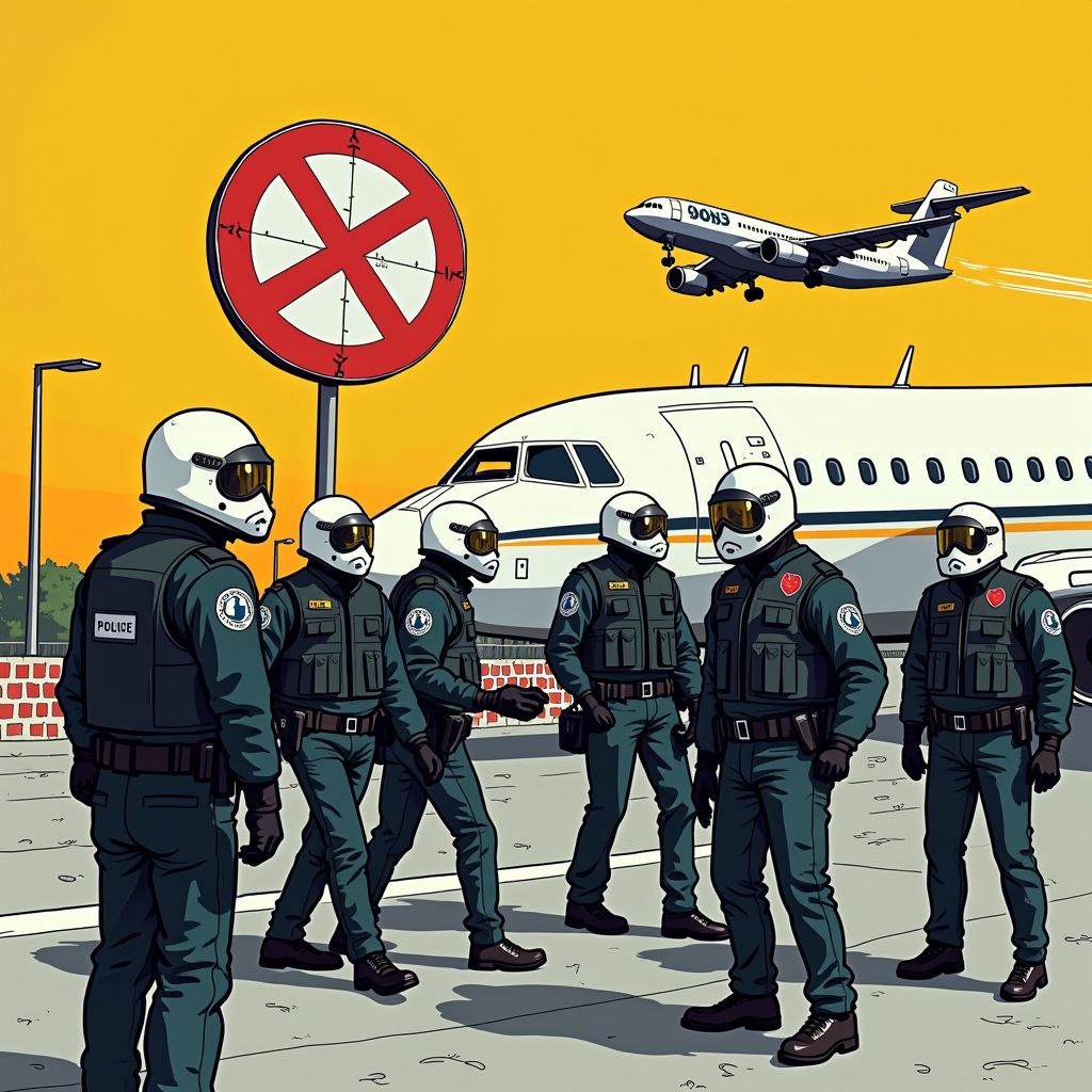 Politie voorkomt A2-blokkade bij vliegveld Beek door snelle actie tegen Extinction Rebellion