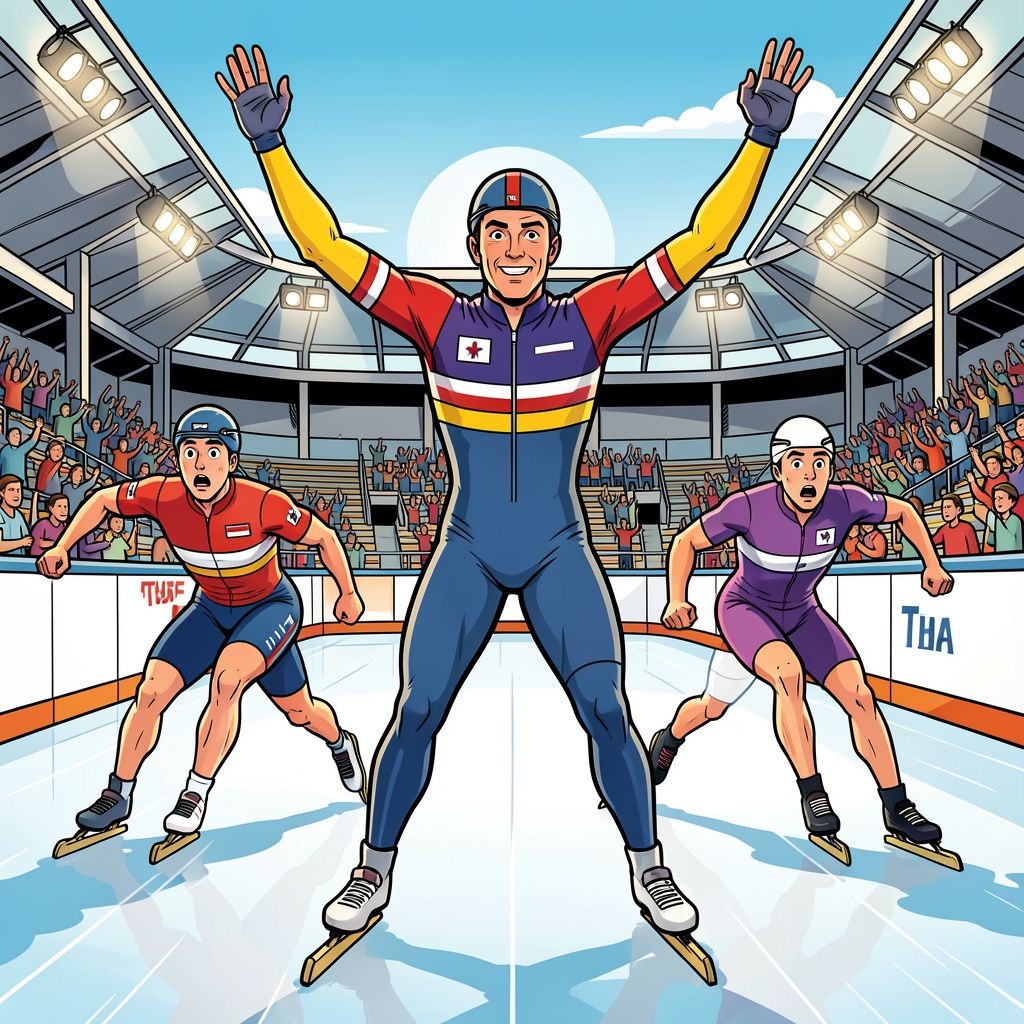Kjeld Nuis verslaat de jeugd op de schaatsmijl na antibioticakuur.