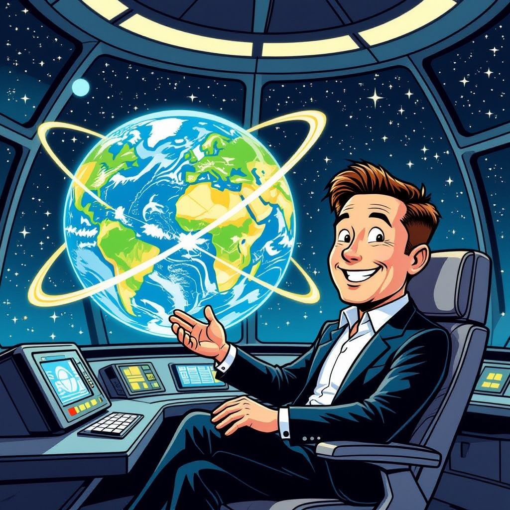 Elon Musk wordt 's werelds eerste biljonair en maakt de aarde ondertussen van hem afhankelijk