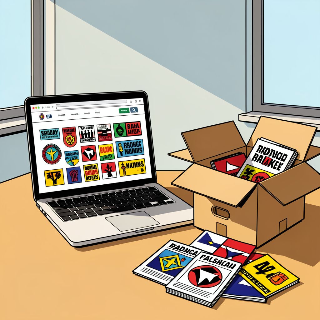 Achter de anti-azc-sticker schuilt een neonazi-webwinkel