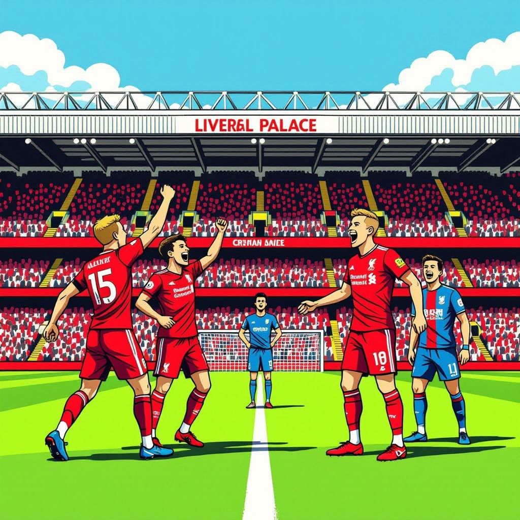 Liverpool zet grote stap richting Champions League met 3-1 zege op Crystal Palace