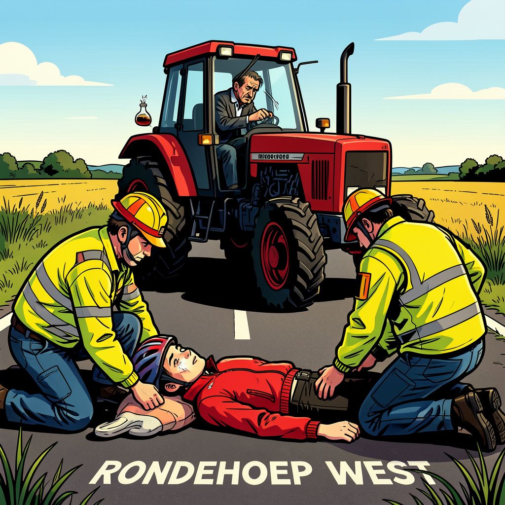 dodelijk ongeval in ouderkerk: hoe kon een fietser en dronken tractorbestuurder elkaar kruisen?