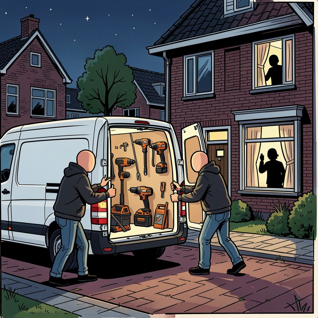 Inbrekers teisteren Bussumse bedrijfsbussen en jagen bewoners de stuipen op het lijf.