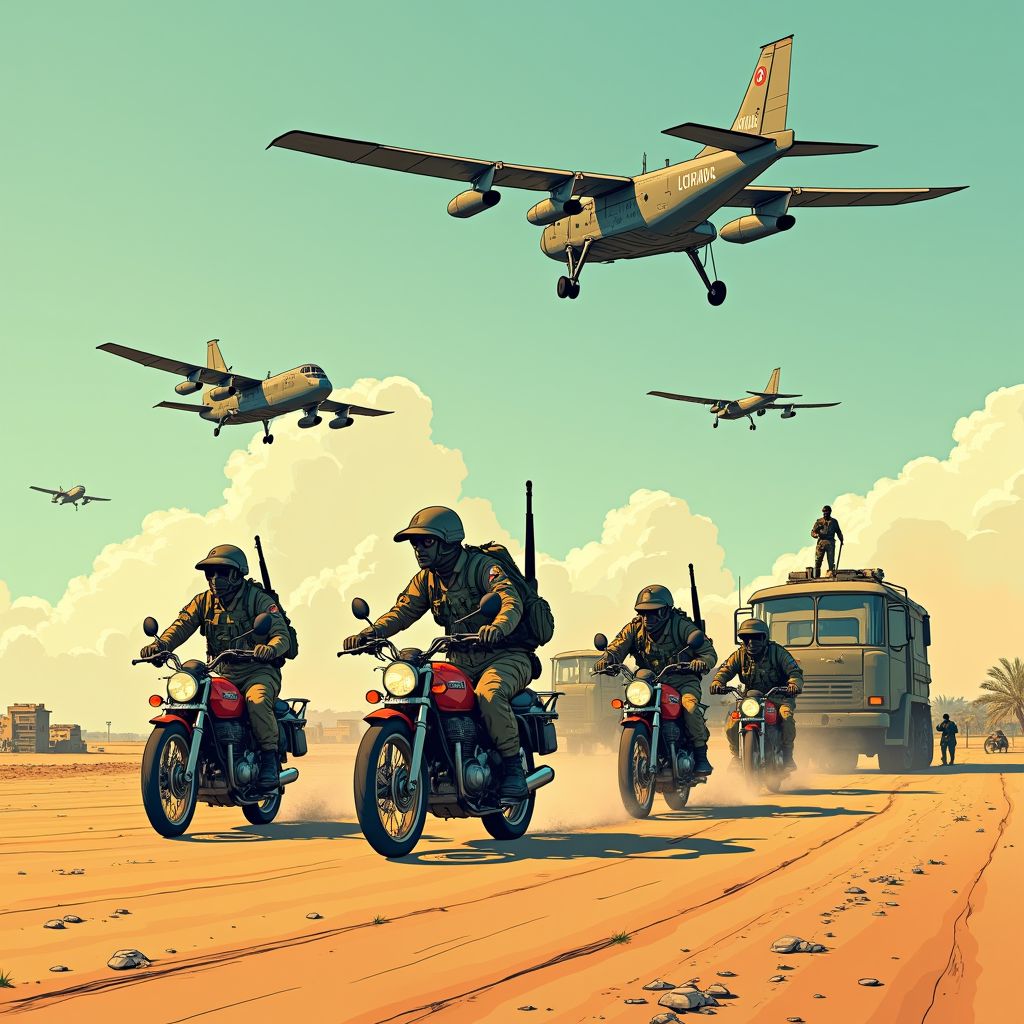 Islamitische Staat valt luchthaven Niger aan met motorfietsen en drones