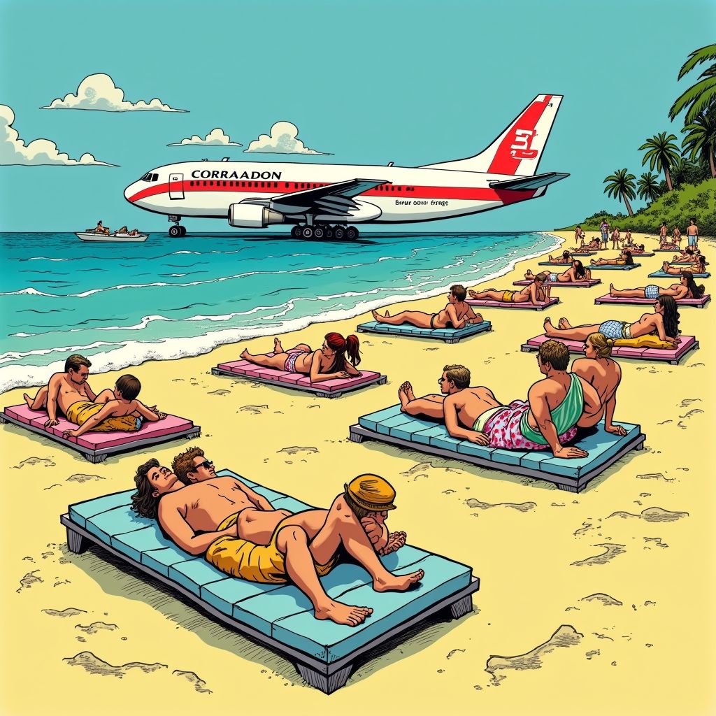 Vierhonderd Nederlandse vakantiegangers slapen op strandbedjes na Corendon chaos op Curaçao