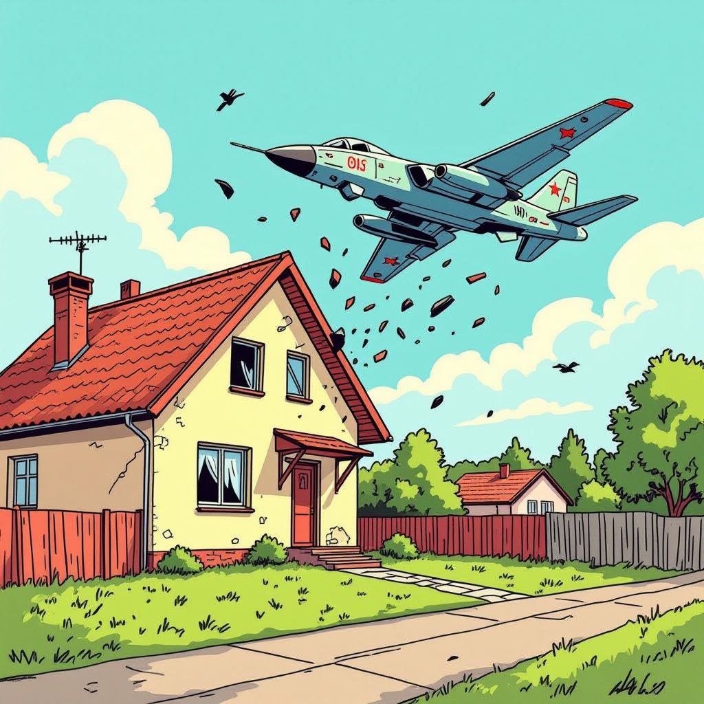 Russische drones crashen voor het eerst op Roemeense woningen terwijl Britse jets opstijgen