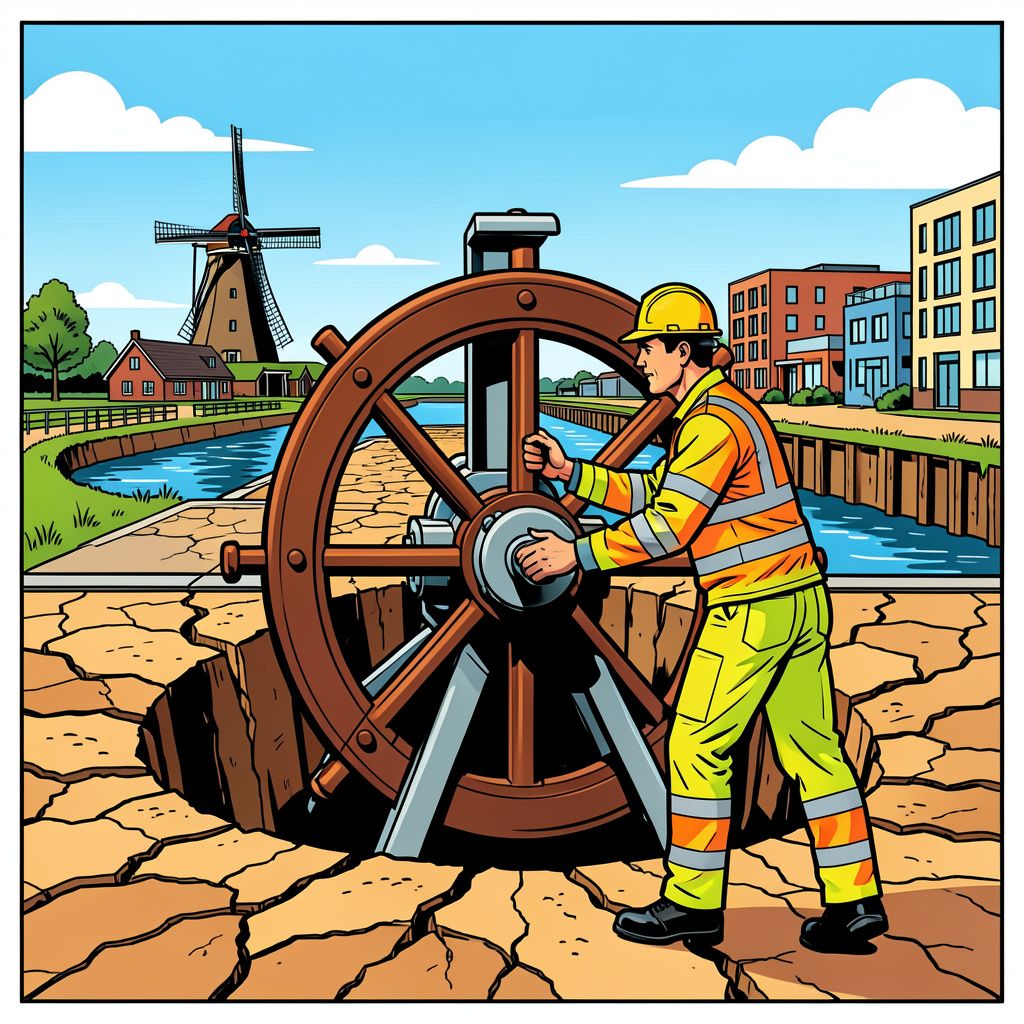 Delfland gooit alle sluizen dicht om kostbaar zoetwater te redden van de droogte.