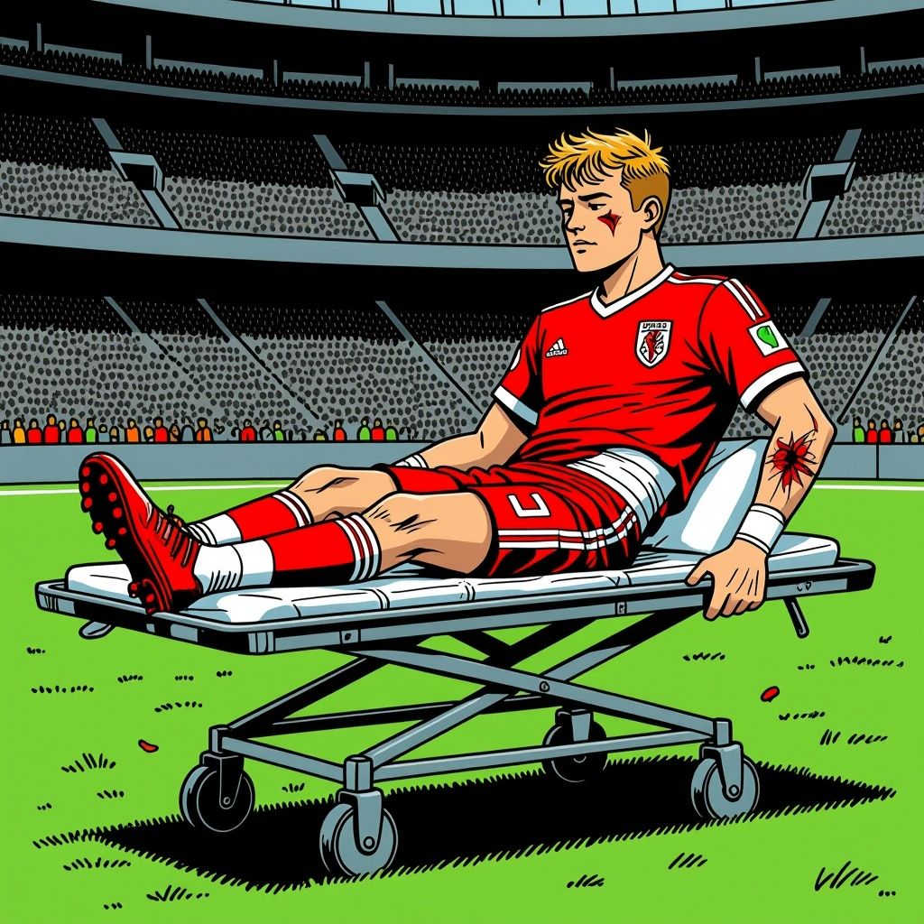 PSV-talent Wessel Kuhn valt per brancard uit, dag na debuut op de bank bij het eerste elftal